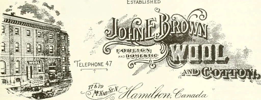 An illustration from Canadian textile journal, 1908, leaf 20