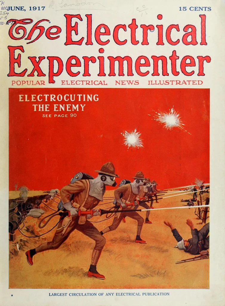 An illustration from The Electrical experimenter, 1917, leaf 1