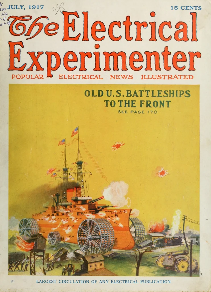 An illustration from The Electrical experimenter, 1917, leaf 1