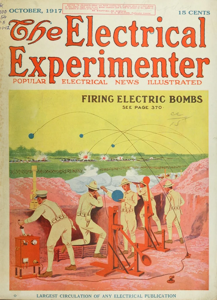 An illustration from The Electrical experimenter, 1917, leaf 1
