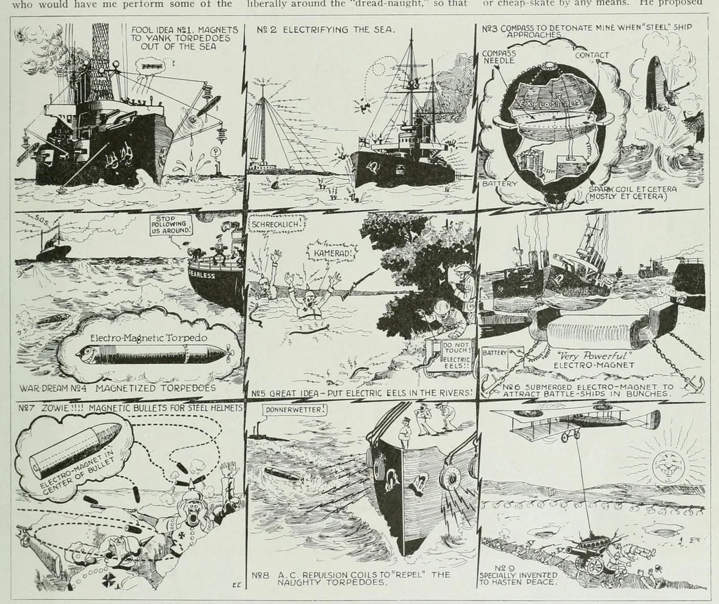An illustration from The Electrical experimenter, 1918, leaf 13