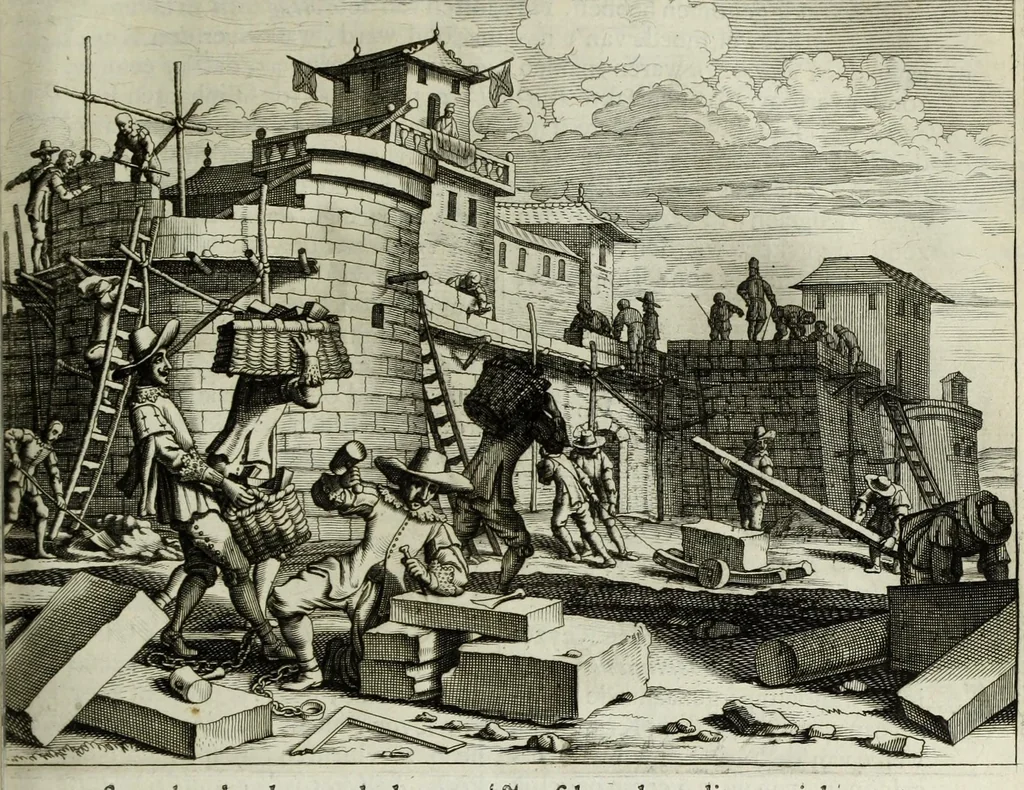 An illustration from Naauwkeurige beschryvinge van Malabar en Choromandel, der zelver aangrenzende ryken, en het machtige eyland Ceylon : nevens een omstandige en grondigh doorzochte ontdekking en wederlegginge van de afgoderye der Oost-Indische heydenen ..., 1672, leaf 309