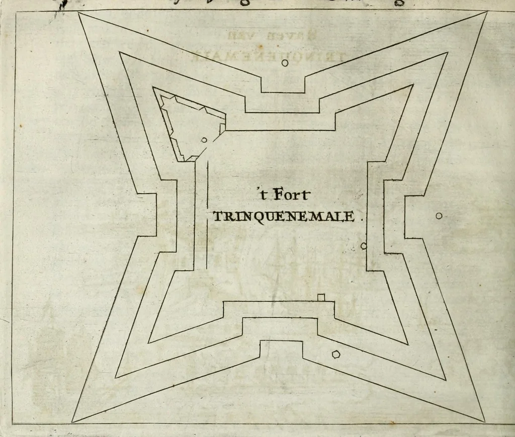 An illustration from Naauwkeurige beschryvinge van Malabar en Choromandel, der zelver aangrenzende ryken, en het machtige eyland Ceylon : nevens een omstandige en grondigh doorzochte ontdekking en wederlegginge van de afgoderye der Oost-Indische heydenen ..., 1672, leaf 550