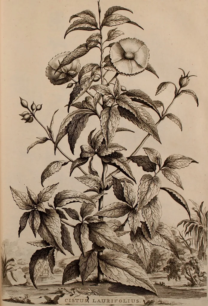 An illustration from Naauwkeurige beschryving der aardgewassen, waar in de veelerley aart en bijzondere eigenschappen der boomen, heesters, kruyden, bloemen, met haare vrugten, zaden, wortelen en bollen, neevens derzelver waare voort-teeling, gelukkige aanwinning, en heylzaame genees-krachten ... beschreeven worden;, 1696, leaf 212