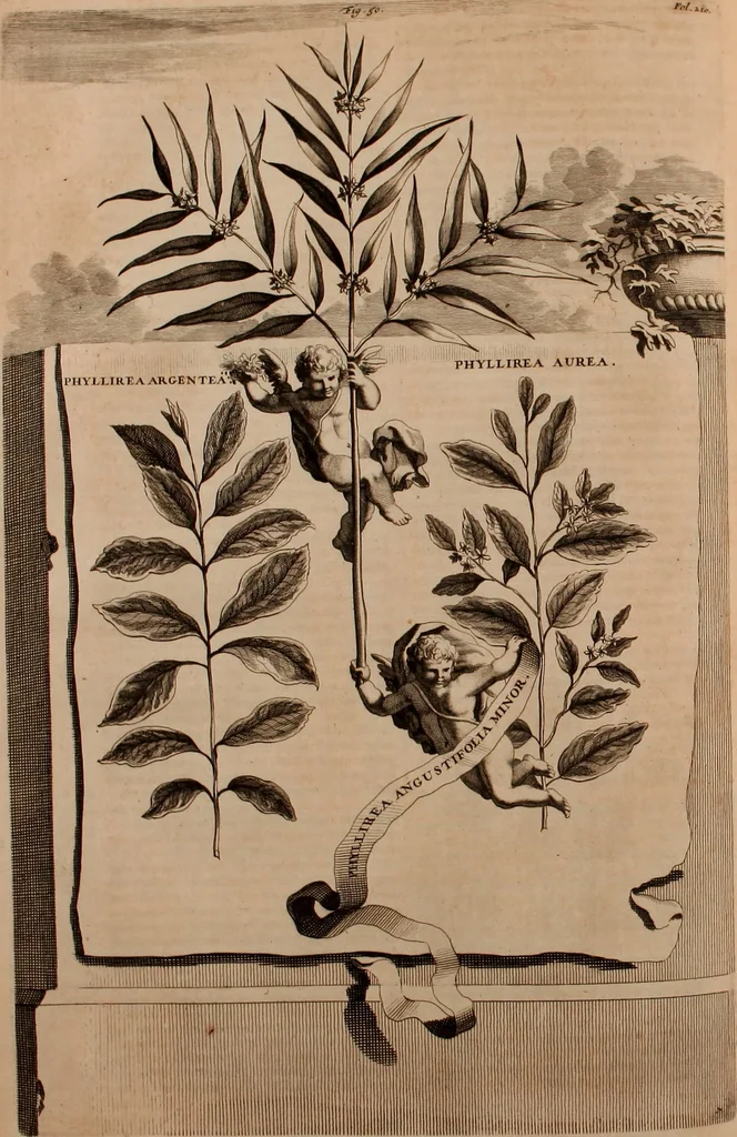 An illustration from Naauwkeurige beschryving der aardgewassen, waar in de veelerley aart en bijzondere eigenschappen der boomen, heesters, kruyden, bloemen, met haare vrugten, zaden, wortelen en bollen, neevens derzelver waare voort-teeling, gelukkige aanwinning, en heylzaame genees-krachten ... beschreeven worden;, 1696, leaf 249