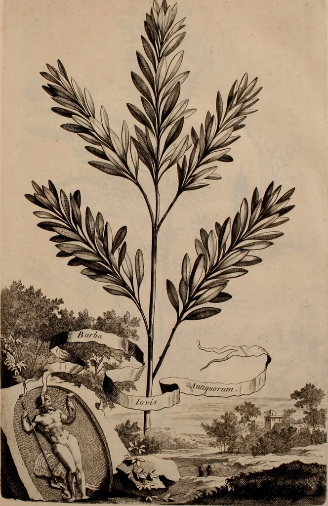 An illustration from Naauwkeurige beschryving der aardgewassen, waar in de veelerley aart en bijzondere eigenschappen der boomen, heesters, kruyden, bloemen, met haare vrugten, zaden, wortelen en bollen, neevens derzelver waare voort-teeling, gelukkige aanwinning, en heylzaame genees-krachten ... beschreeven worden;, 1696, leaf 256