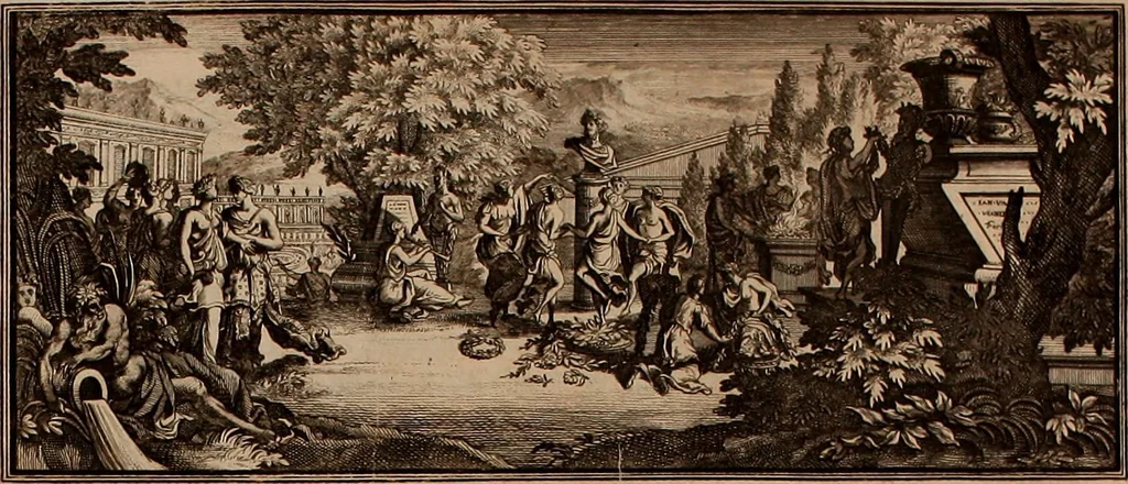 An illustration from Naauwkeurige beschryving der aardgewassen, waar in de veelerley aart en bijzondere eigenschappen der boomen, heesters, kruyden, bloemen, met haare vrugten, zaden, wortelen en bollen, neevens derzelver waare voort-teeling, gelukkige aanwinning, en heylzaame genees-krachten ... beschreeven worden;, 1696, leaf 28