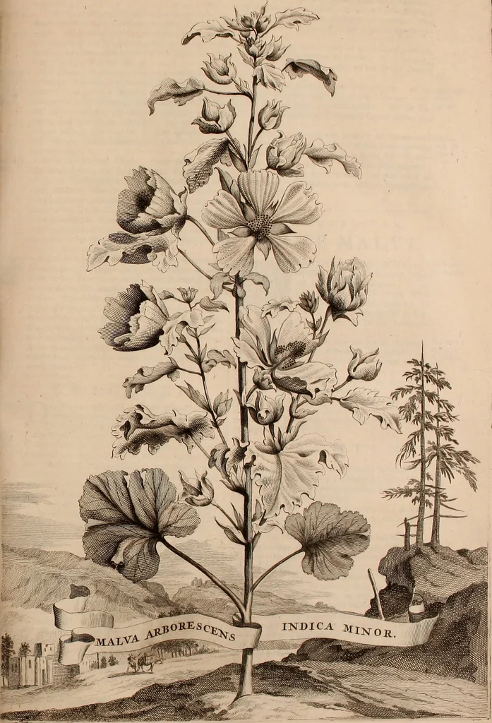 An illustration from Naauwkeurige beschryving der aardgewassen, waar in de veelerley aart en bijzondere eigenschappen der boomen, heesters, kruyden, bloemen, met haare vrugten, zaden, wortelen en bollen, neevens derzelver waare voort-teeling, gelukkige aanwinning, en heylzaame genees-krachten ... beschreeven worden;, 1696, leaf 396