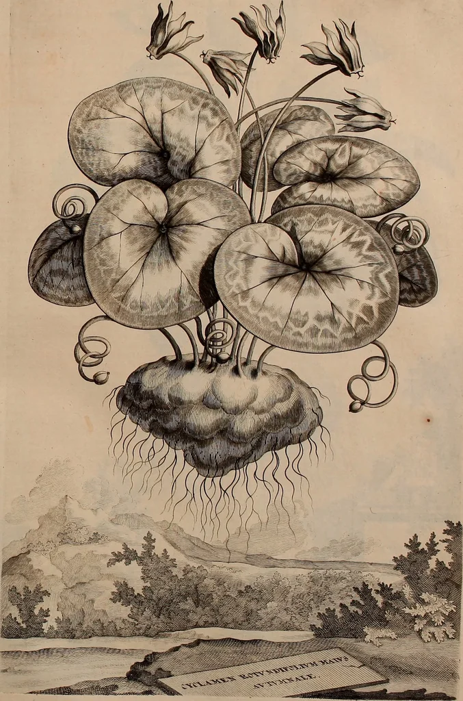 An illustration from Naauwkeurige beschryving der aardgewassen, waar in de veelerley aart en bijzondere eigenschappen der boomen, heesters, kruyden, bloemen, met haare vrugten, zaden, wortelen en bollen, neevens derzelver waare voort-teeling, gelukkige aanwinning, en heylzaame genees-krachten ... beschreeven worden;, 1696, leaf 596