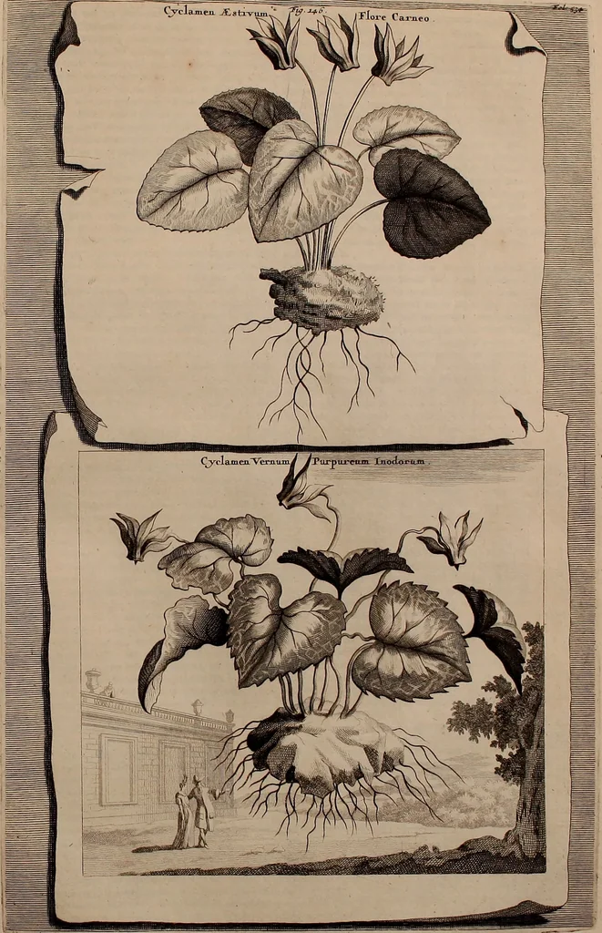 An illustration from Naauwkeurige beschryving der aardgewassen, waar in de veelerley aart en bijzondere eigenschappen der boomen, heesters, kruyden, bloemen, met haare vrugten, zaden, wortelen en bollen, neevens derzelver waare voort-teeling, gelukkige aanwinning, en heylzaame genees-krachten ... beschreeven worden;, 1696, leaf 600