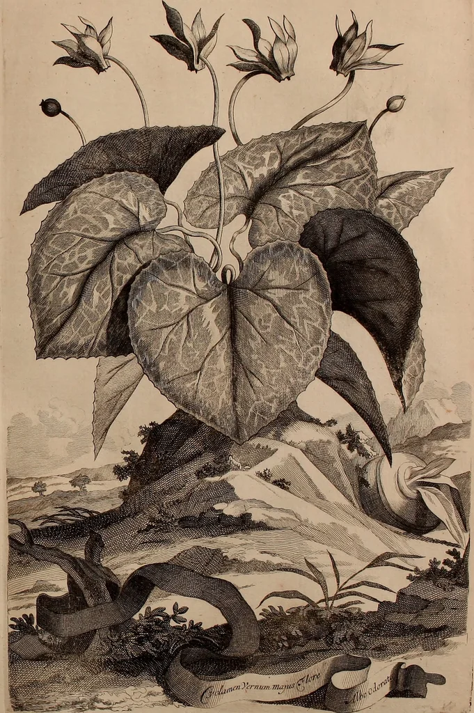 An illustration from Naauwkeurige beschryving der aardgewassen, waar in de veelerley aart en bijzondere eigenschappen der boomen, heesters, kruyden, bloemen, met haare vrugten, zaden, wortelen en bollen, neevens derzelver waare voort-teeling, gelukkige aanwinning, en heylzaame genees-krachten ... beschreeven worden;, 1696, leaf 612