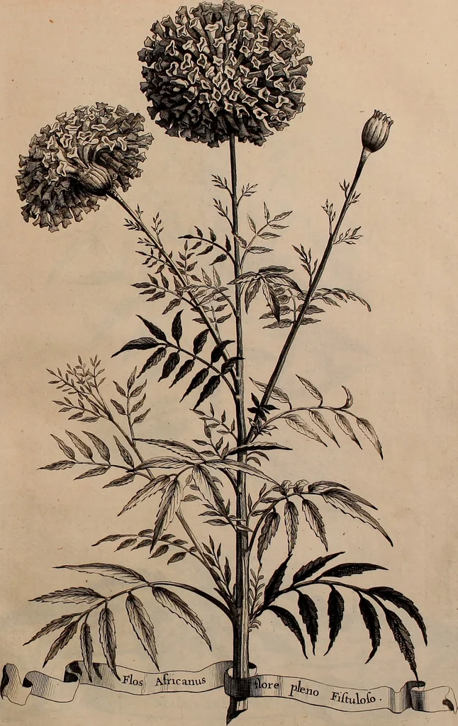 An illustration from Naauwkeurige beschryving der aardgewassen, waar in de veelerley aart en bijzondere eigenschappen der boomen, heesters, kruyden, bloemen, met haare vrugten, zaden, wortelen en bollen, neevens derzelver waare voort-teeling, gelukkige aanwinning, en heylzaame genees-krachten ... beschreeven worden;, 1696, leaf 650