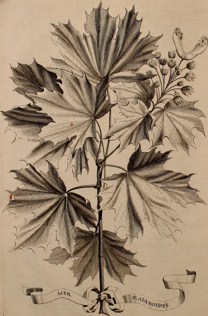 An illustration from Naauwkeurige beschryving der aardgewassen, waar in de veelerley aart en bijzondere eigenschappen der boomen, heesters, kruyden, bloemen, met haare vrugten, zaden, wortelen en bollen, neevens derzelver waare voort-teeling, gelukkige aanwinning, en heylzaame genees-krachten ... beschreeven worden;, 1696, leaf 95