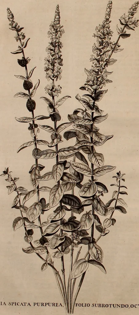 An illustration from Naauwkeurige beschryving der aardgewassen, waar in de veelerley aart en bijzondere eigenschappen der boomen, heesters, kruyden, bloemen, met haare vrugten, zaden, wortelen en bollen, neevens derzelver waare voort-teeling, gelukkige aanwinning, en heylzaame genees-krachten ... beschreeven worden;, 1696, leaf 121