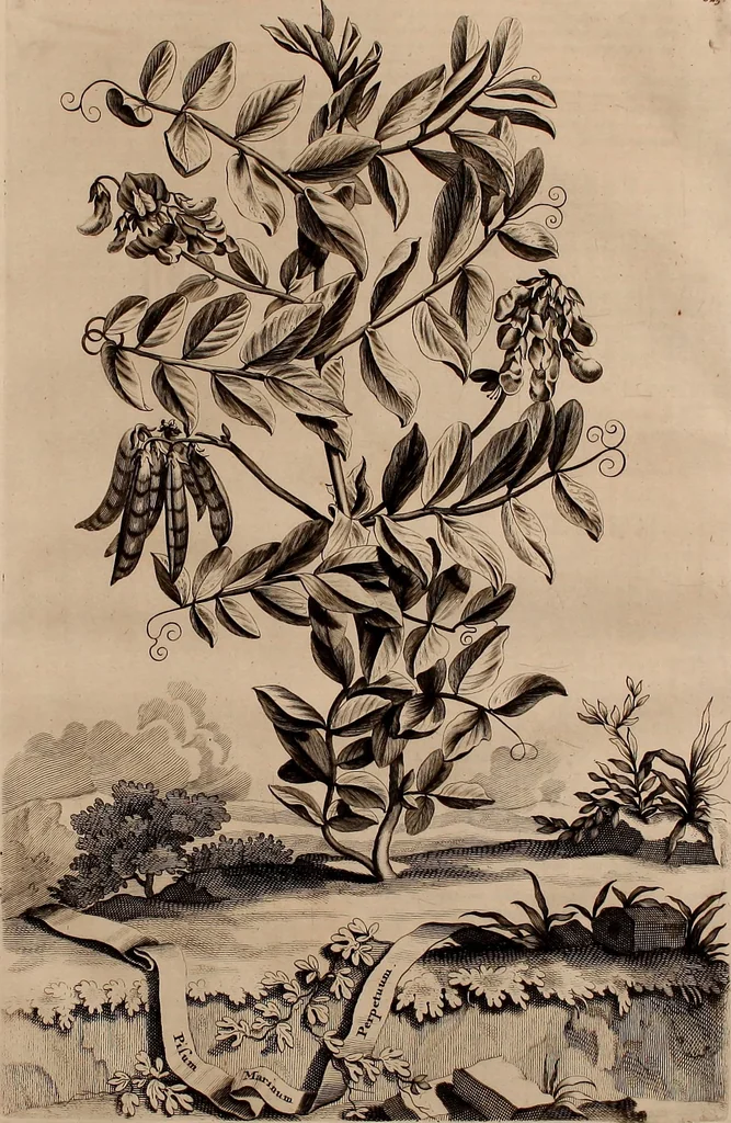 An illustration from Naauwkeurige beschryving der aardgewassen, waar in de veelerley aart en bijzondere eigenschappen der boomen, heesters, kruyden, bloemen, met haare vrugten, zaden, wortelen en bollen, neevens derzelver waare voort-teeling, gelukkige aanwinning, en heylzaame genees-krachten ... beschreeven worden;, 1696, leaf 200