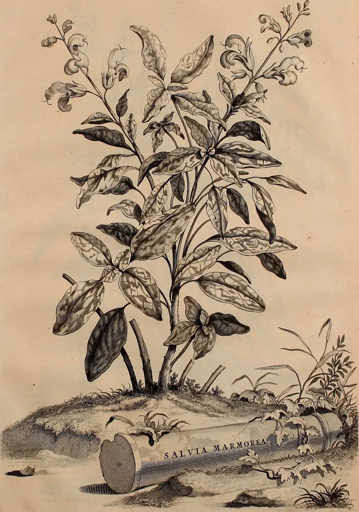 An illustration from Naauwkeurige beschryving der aardgewassen, waar in de veelerley aart en bijzondere eigenschappen der boomen, heesters, kruyden, bloemen, met haare vrugten, zaden, wortelen en bollen, neevens derzelver waare voort-teeling, gelukkige aanwinning, en heylzaame genees-krachten ... beschreeven worden;, 1696, leaf 226