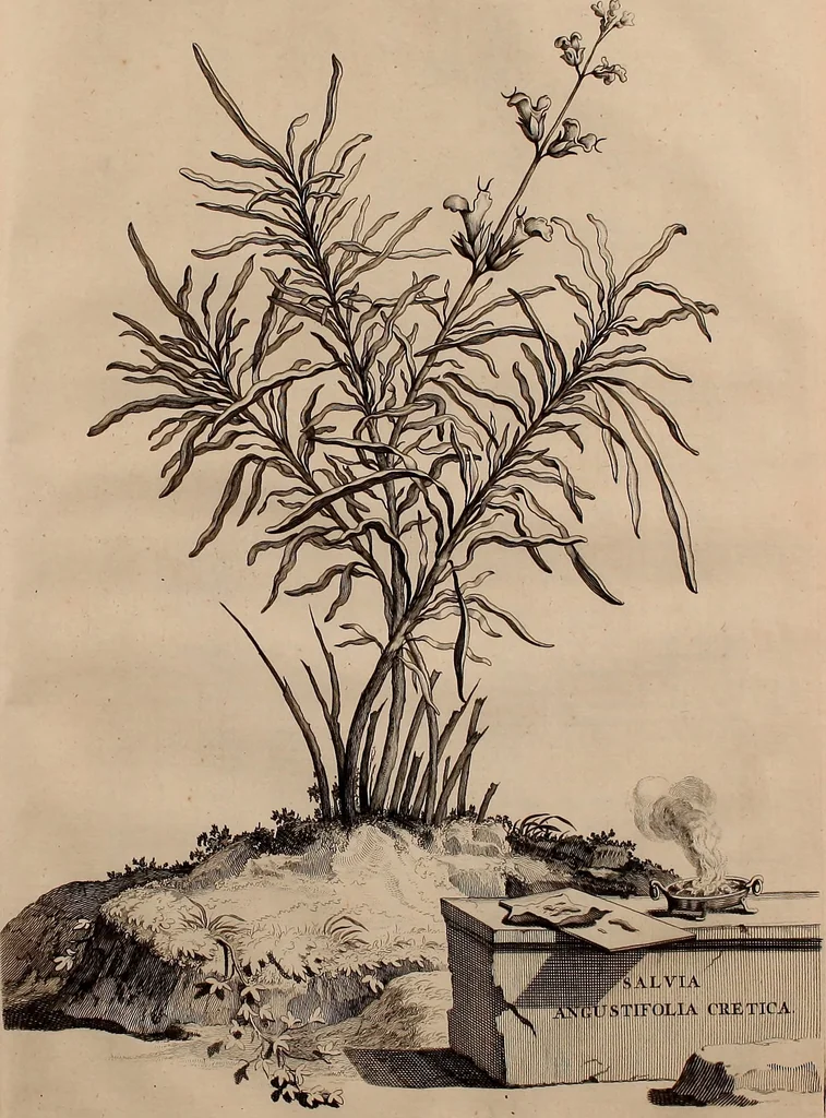 An illustration from Naauwkeurige beschryving der aardgewassen, waar in de veelerley aart en bijzondere eigenschappen der boomen, heesters, kruyden, bloemen, met haare vrugten, zaden, wortelen en bollen, neevens derzelver waare voort-teeling, gelukkige aanwinning, en heylzaame genees-krachten ... beschreeven worden;, 1696, leaf 230