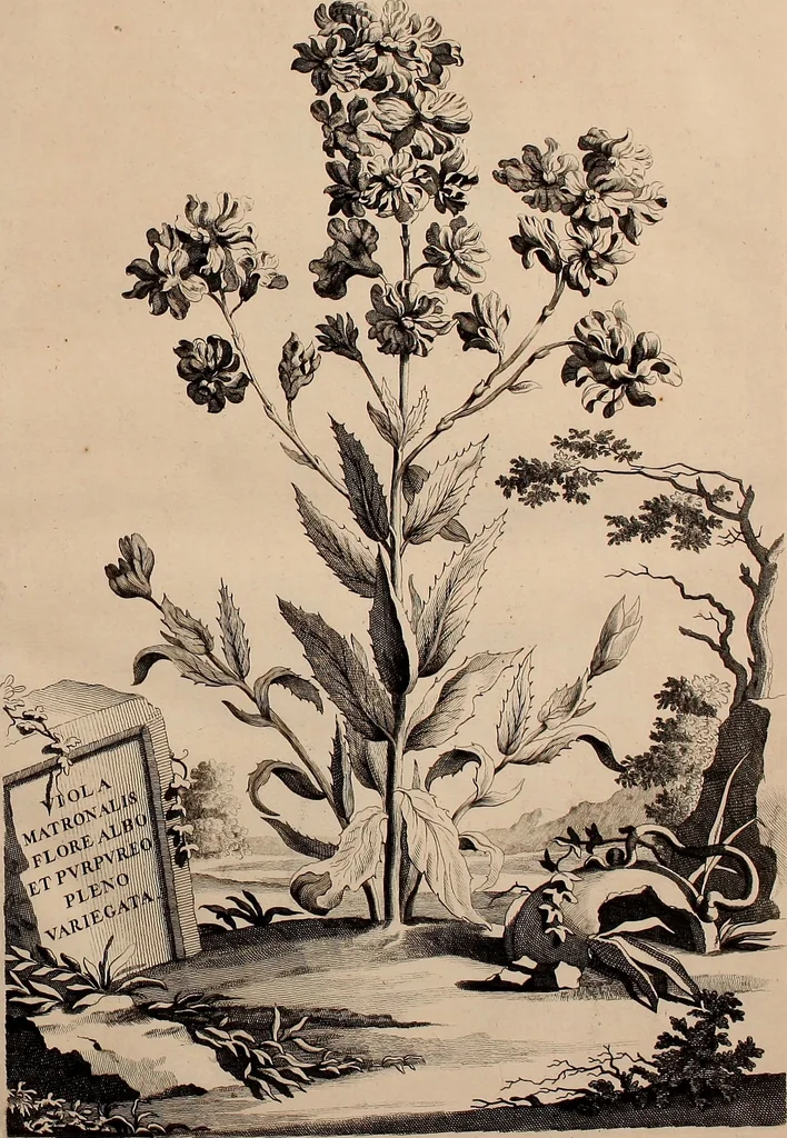 An illustration from Naauwkeurige beschryving der aardgewassen, waar in de veelerley aart en bijzondere eigenschappen der boomen, heesters, kruyden, bloemen, met haare vrugten, zaden, wortelen en bollen, neevens derzelver waare voort-teeling, gelukkige aanwinning, en heylzaame genees-krachten ... beschreeven worden;, 1696, leaf 42