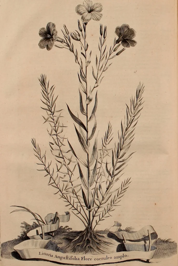 An illustration from Naauwkeurige beschryving der aardgewassen, waar in de veelerley aart en bijzondere eigenschappen der boomen, heesters, kruyden, bloemen, met haare vrugten, zaden, wortelen en bollen, neevens derzelver waare voort-teeling, gelukkige aanwinning, en heylzaame genees-krachten ... beschreeven worden;, 1696, leaf 99