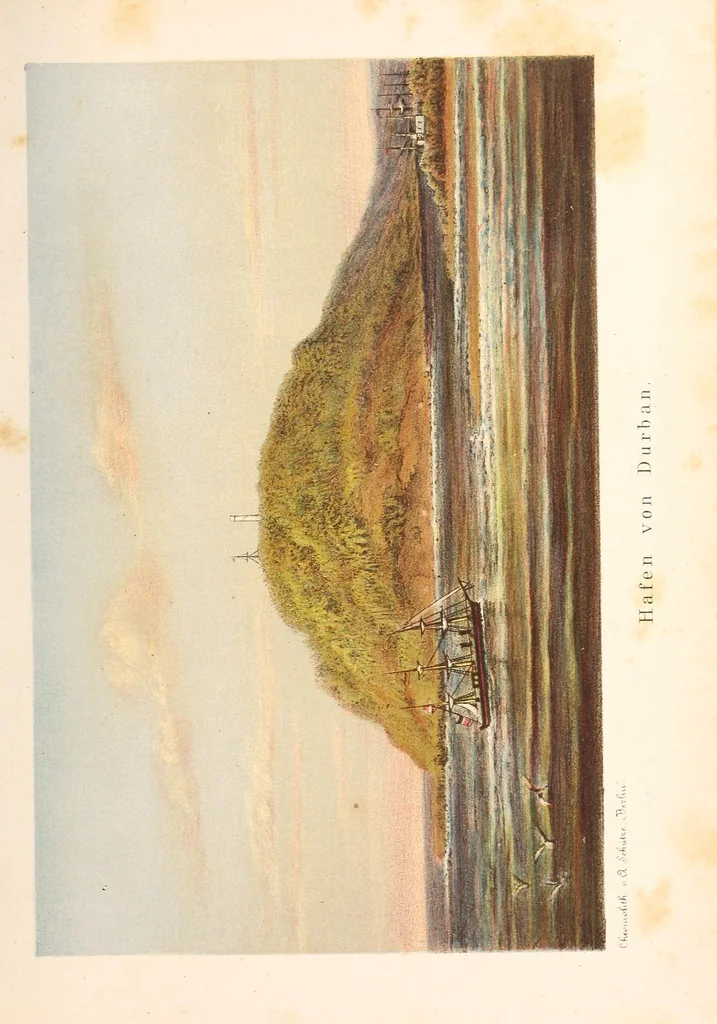 An illustration from Nach den Victoriafällen des Zambesi, 1875, leaf 47