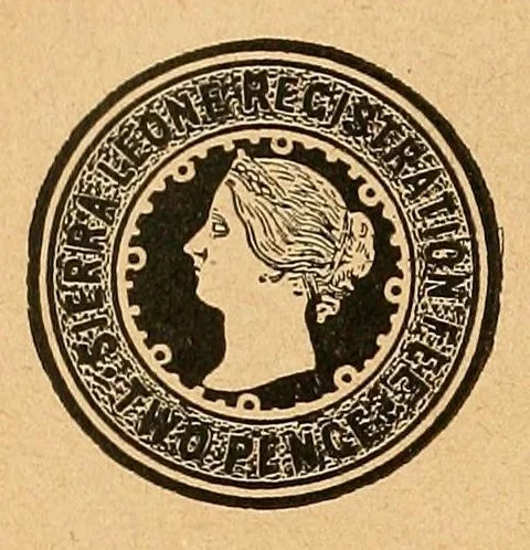 An illustration from Nachtrag zum I. Bande von Dr. Moschkau's Handbuch für Postmarken-Sammler, 1896, leaf 144