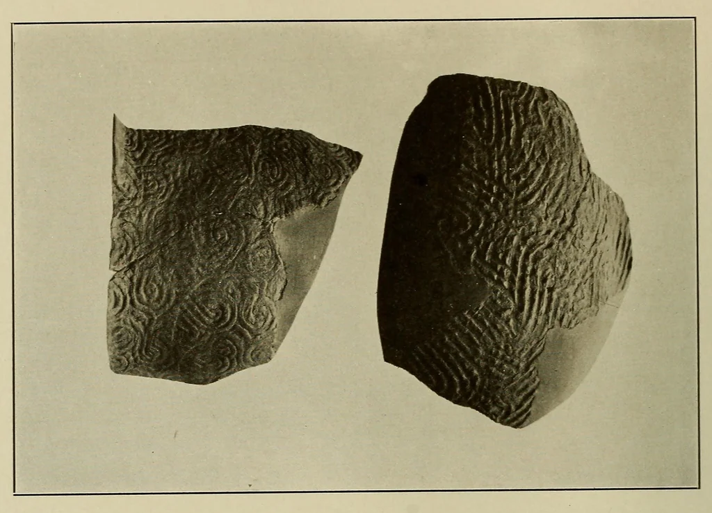 An illustration from The Nacoochee mound in Georgia, 1918, leaf 122