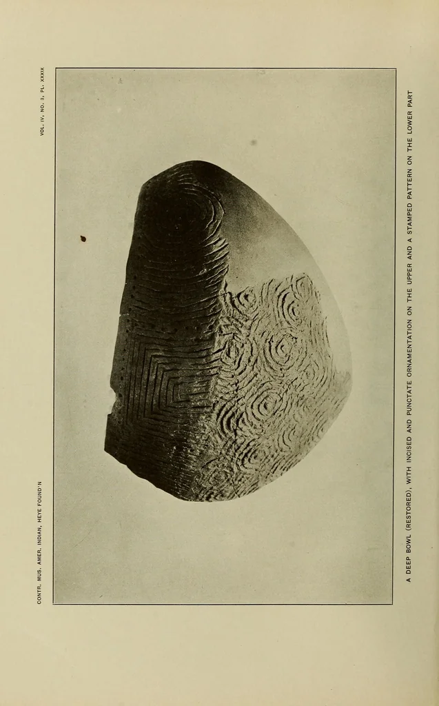 An illustration from The Nacoochee mound in Georgia, 1918, leaf 144
