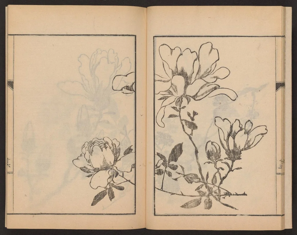 An illustration from Nanga kachō gafu, 1918, leaf 18