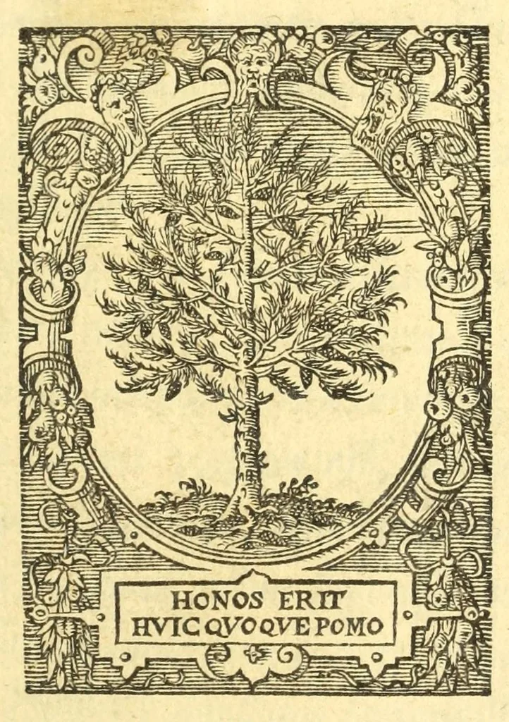 An illustration from Narratio eorum quae contigerunt Apollonio Tyrio : ex membranis vetustis, 1595, leaf 9