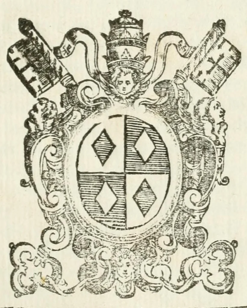 An illustration from Narratione della festa de' fuochi celebrata in Mantoua nell'anno 1667 per l'esaltatione al pontificato della Santità di N. S. papa Clemente nono, 1667, leaf 3