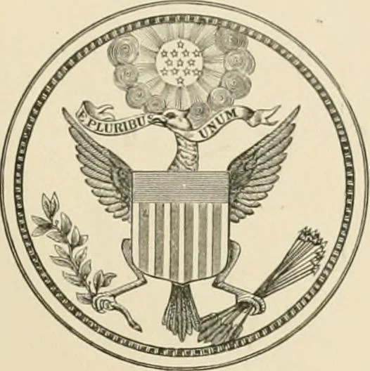 An illustration from Narrative and critical history of America, 1884, leaf 10