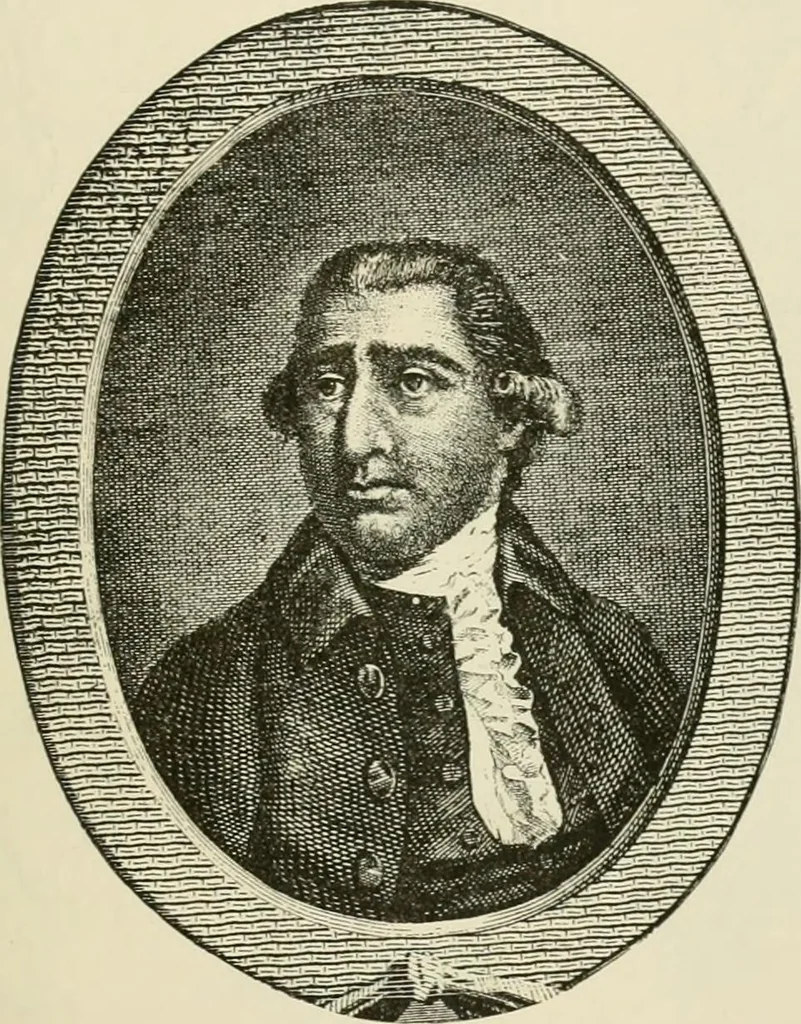 An illustration from Narrative and critical history of America, 1884, leaf 112