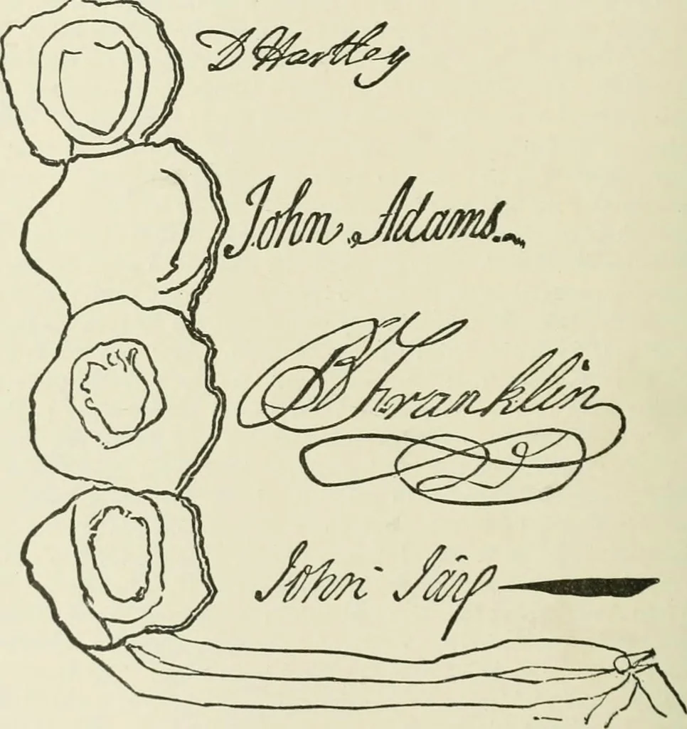 An illustration from Narrative and critical history of America, 1884, leaf 181