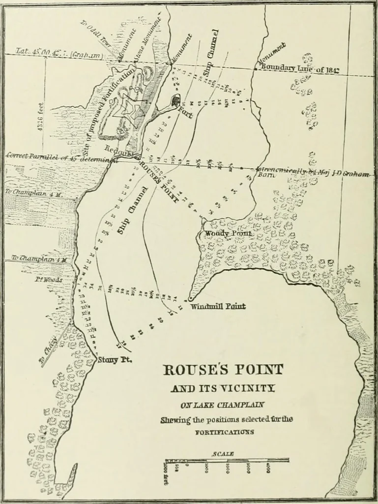 An illustration from Narrative and critical history of America, 1884, leaf 195