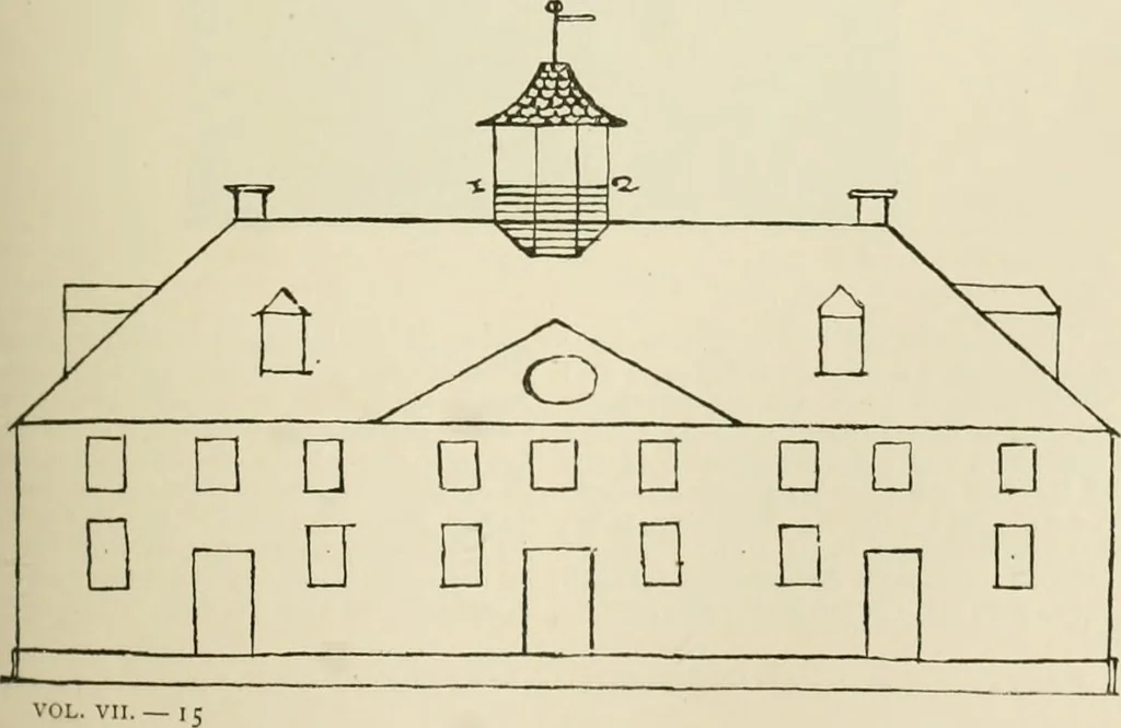 An illustration from Narrative and critical history of America, 1884, leaf 242