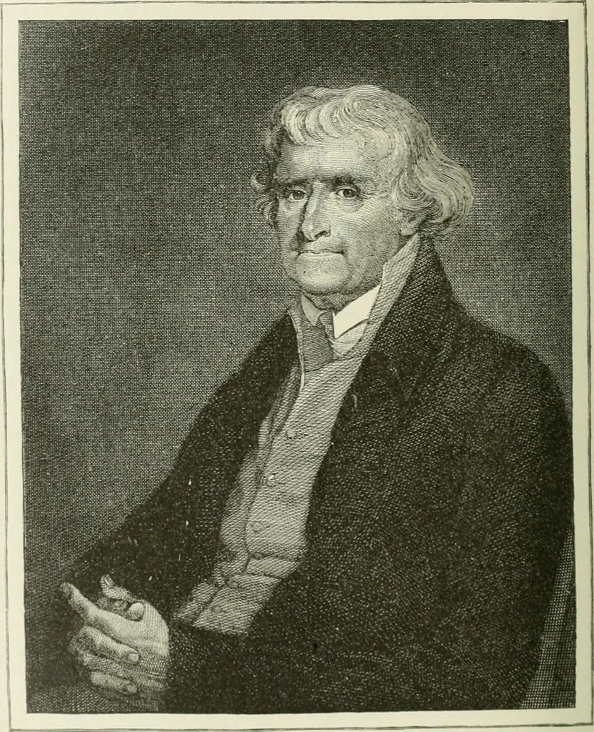 An illustration from Narrative and critical history of America, 1884, leaf 321
