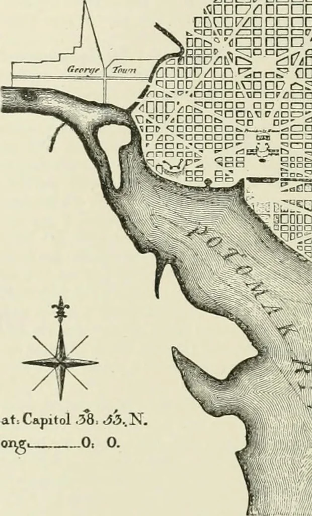 An illustration from Narrative and critical history of America, 1884, leaf 353