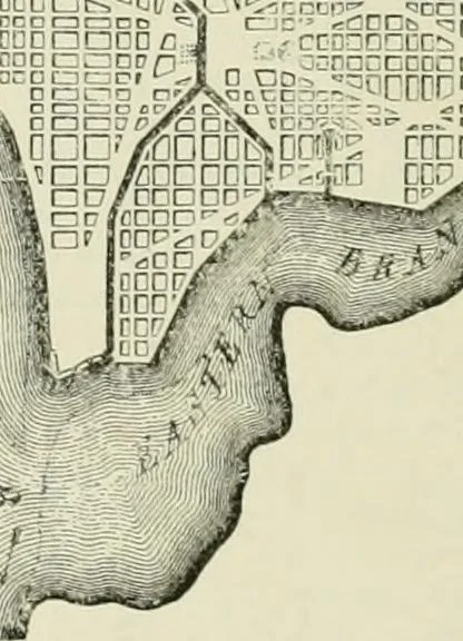 An illustration from Narrative and critical history of America, 1884, leaf 353