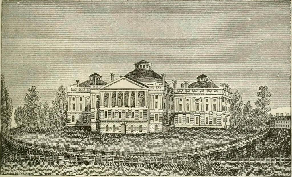 An illustration from Narrative and critical history of America, 1884, leaf 362