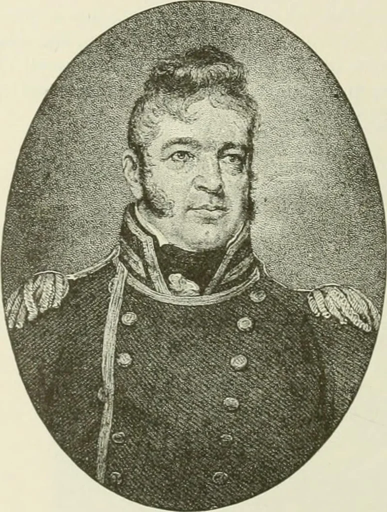 An illustration from Narrative and critical history of America, 1884, leaf 397