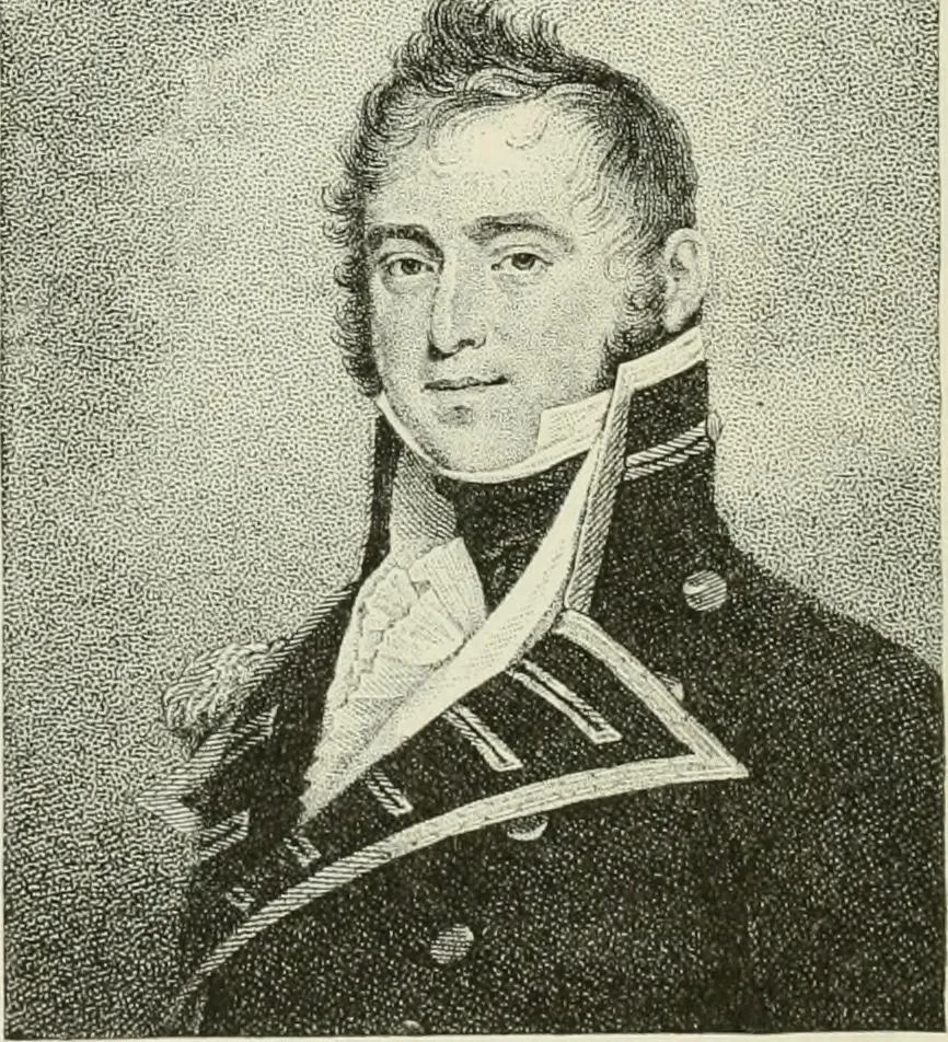 An illustration from Narrative and critical history of America, 1884, leaf 403
