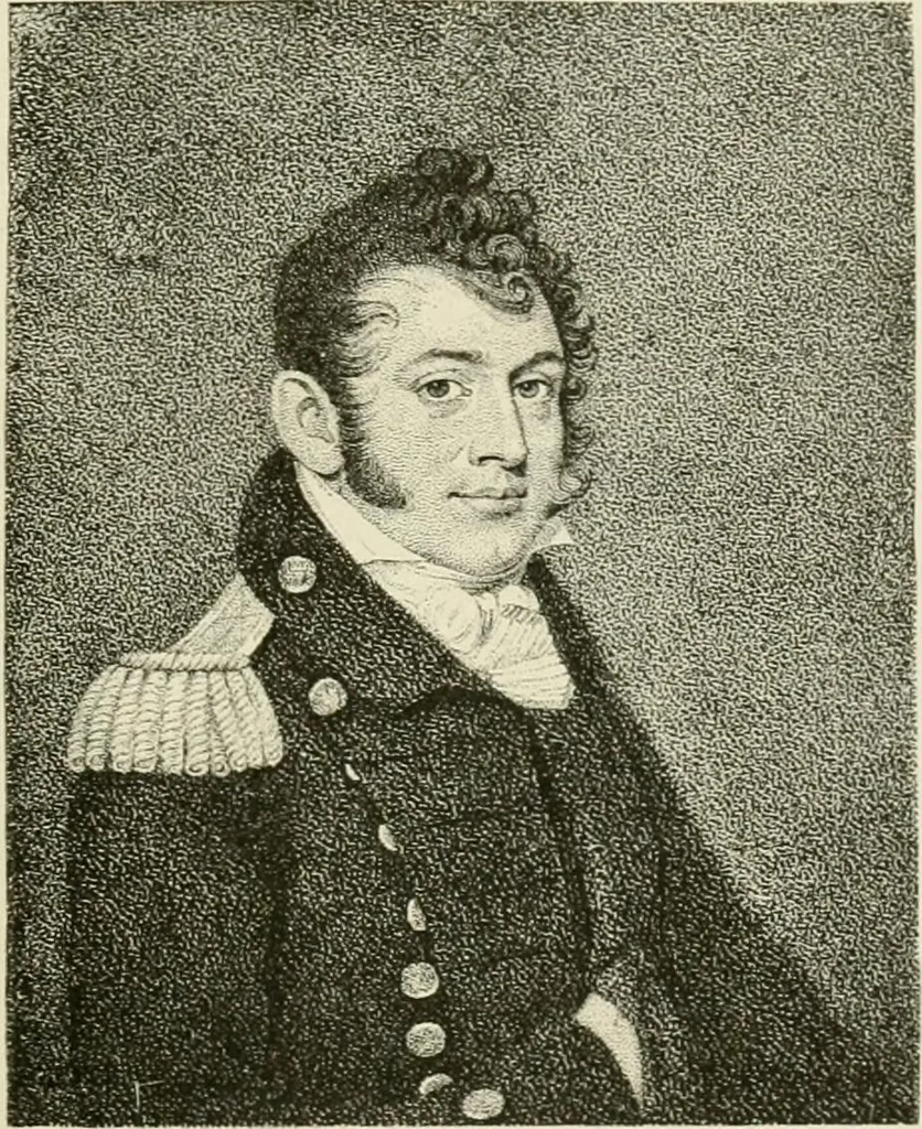 An illustration from Narrative and critical history of America, 1884, leaf 408