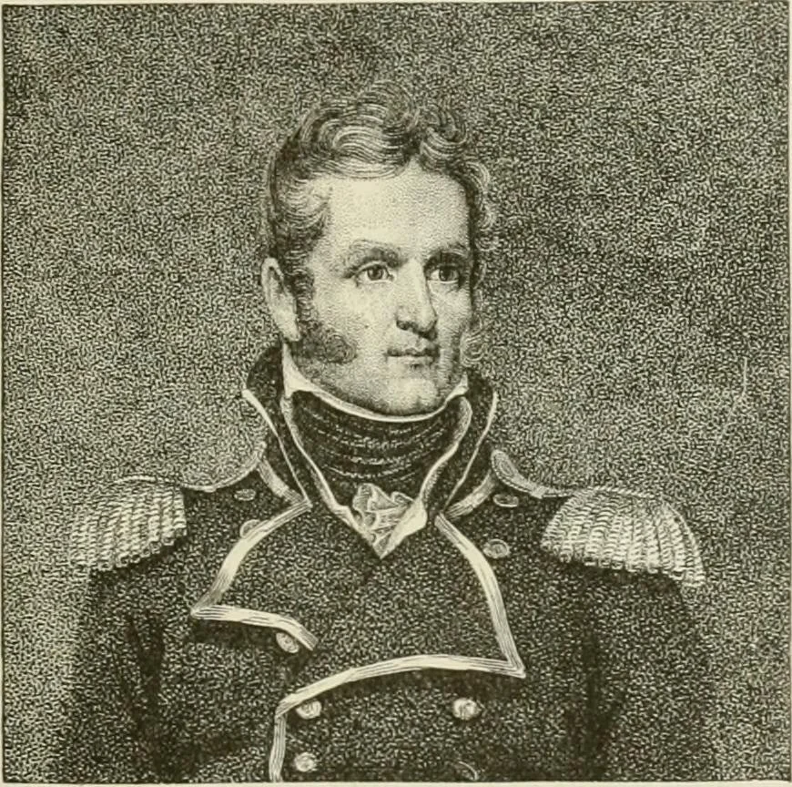 An illustration from Narrative and critical history of America, 1884, leaf 416