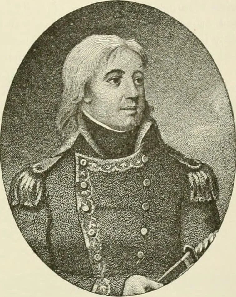 An illustration from Narrative and critical history of America, 1884, leaf 418