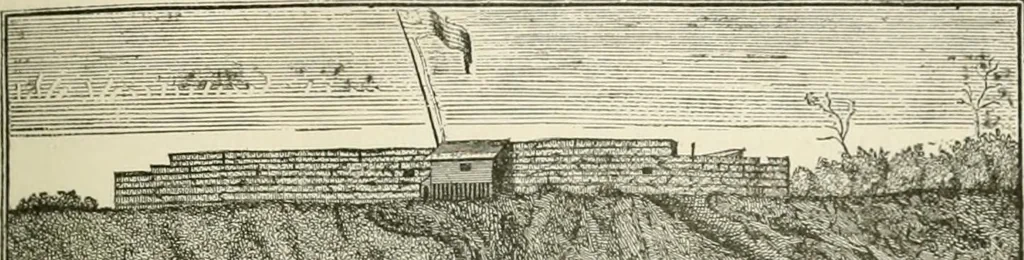 An illustration from Narrative and critical history of America, 1884, leaf 466