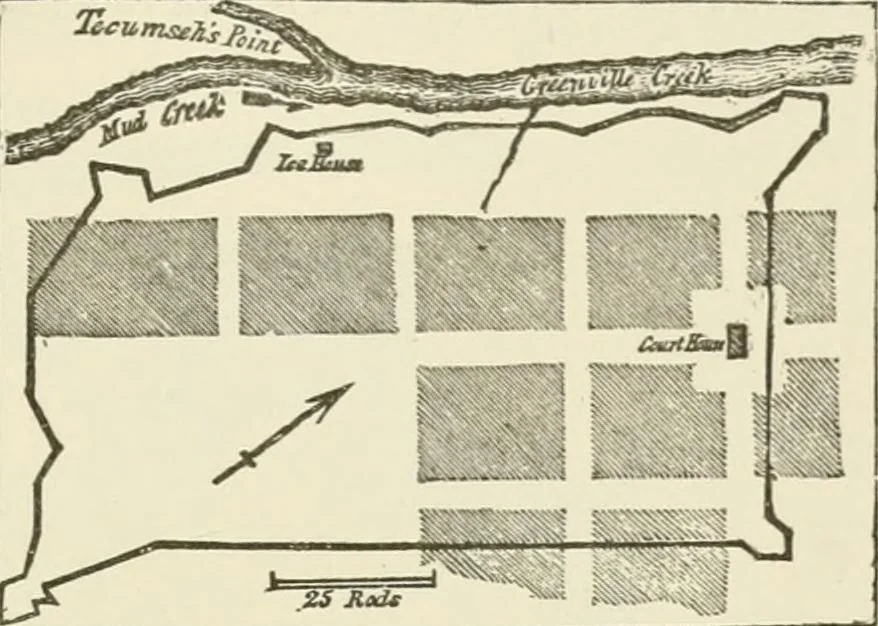 An illustration from Narrative and critical history of America, 1884, leaf 468