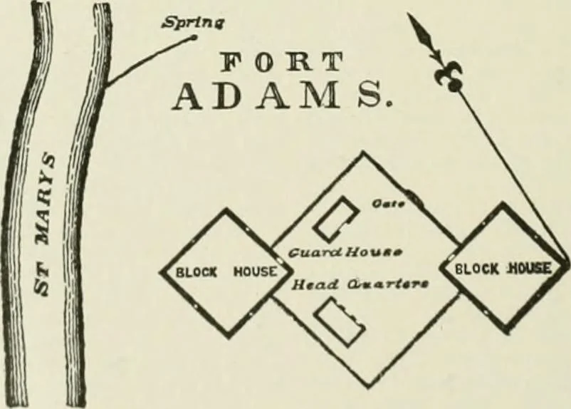 An illustration from Narrative and critical history of America, 1884, leaf 469