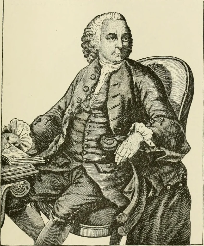 An illustration from Narrative and critical history of America, 1884, leaf 52
