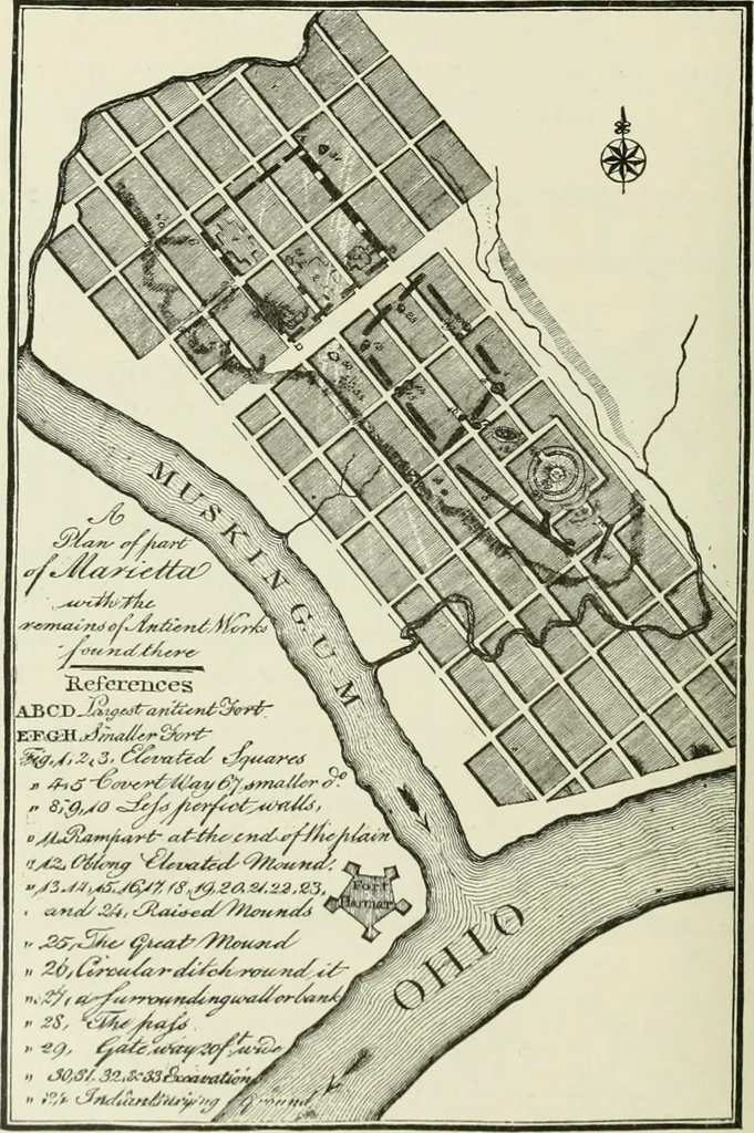 An illustration from Narrative and critical history of America, 1884, leaf 557