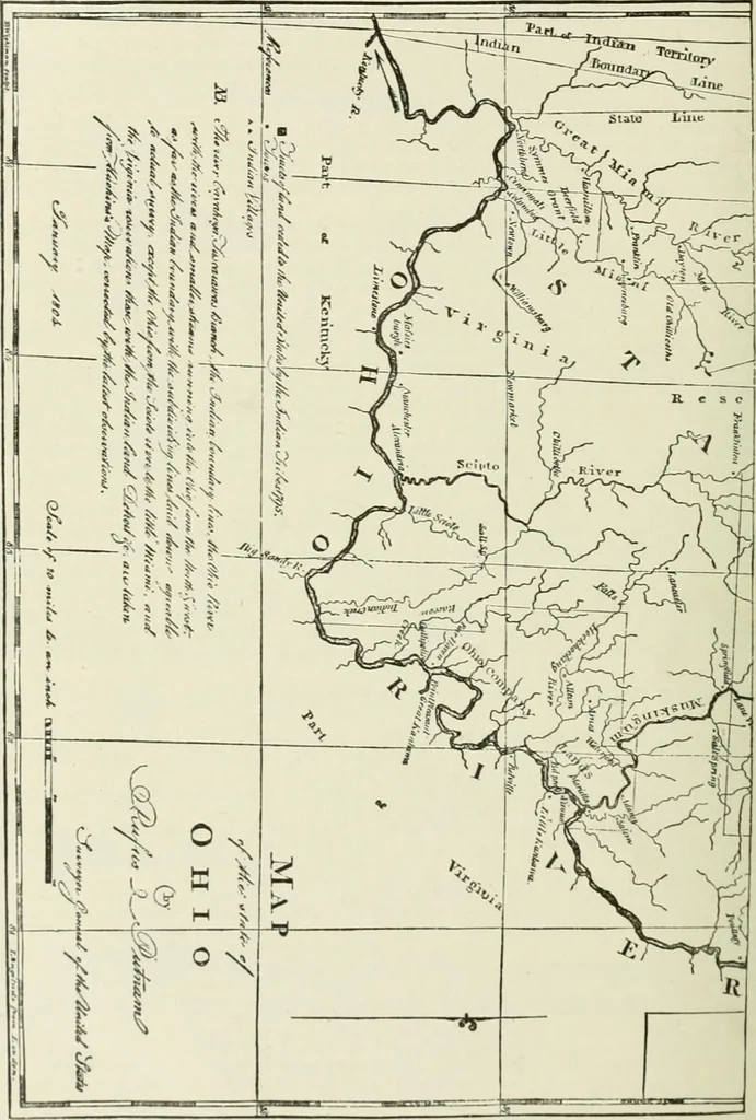 An illustration from Narrative and critical history of America, 1884, leaf 561
